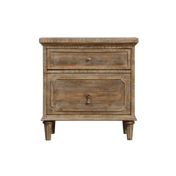 Rahul Rustic Nightstand with USB added by Ruthann R