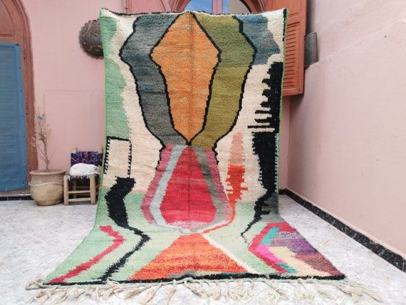 Custom Fabulous Boujad Rug Authentic Moroccan Rug Azilal | Etsy added by Melanie Thomas