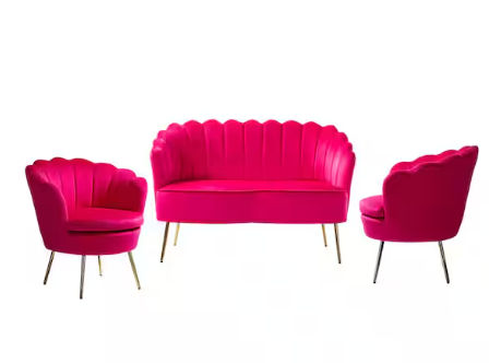pink couch added by Jessica Blanc