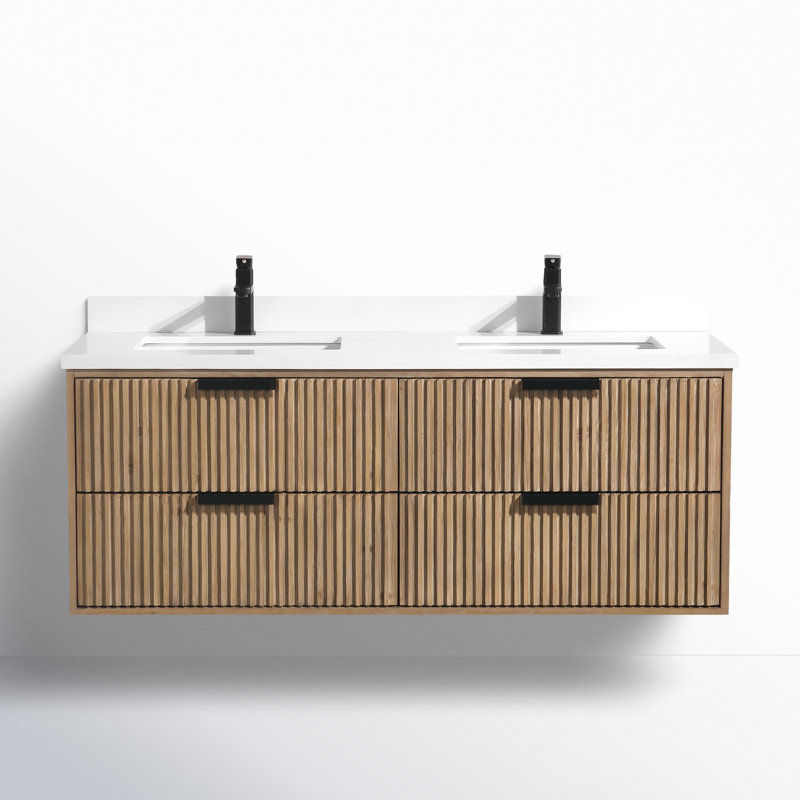 San Diego 55'' Double Bathroom Vanity added by thomas edmons