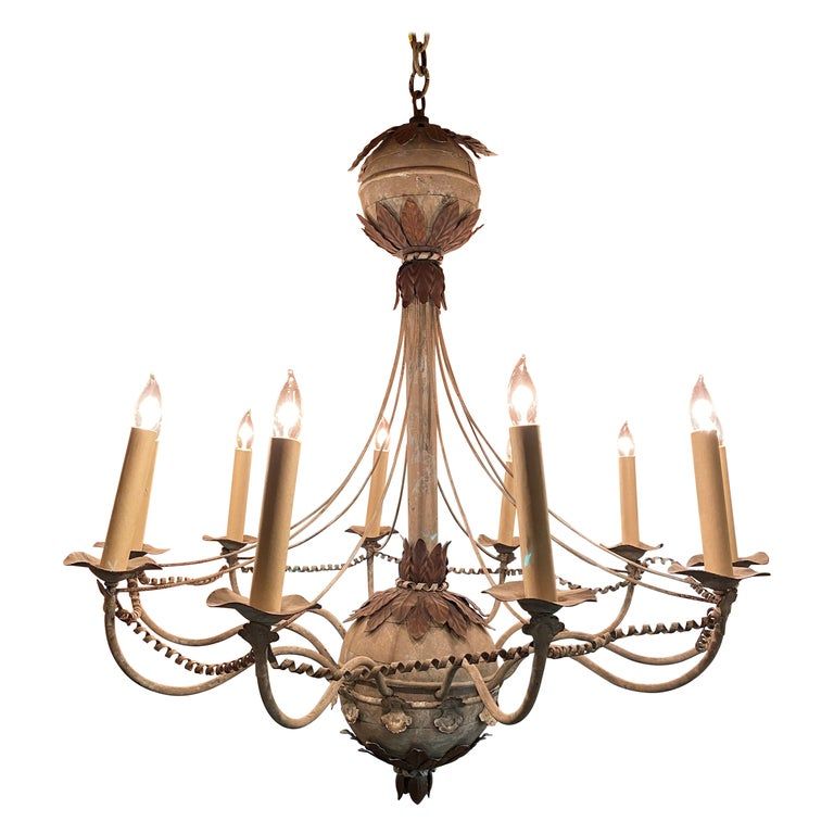 Swedish Style Tole Ten Light Chandelier added by Serena Finnerty