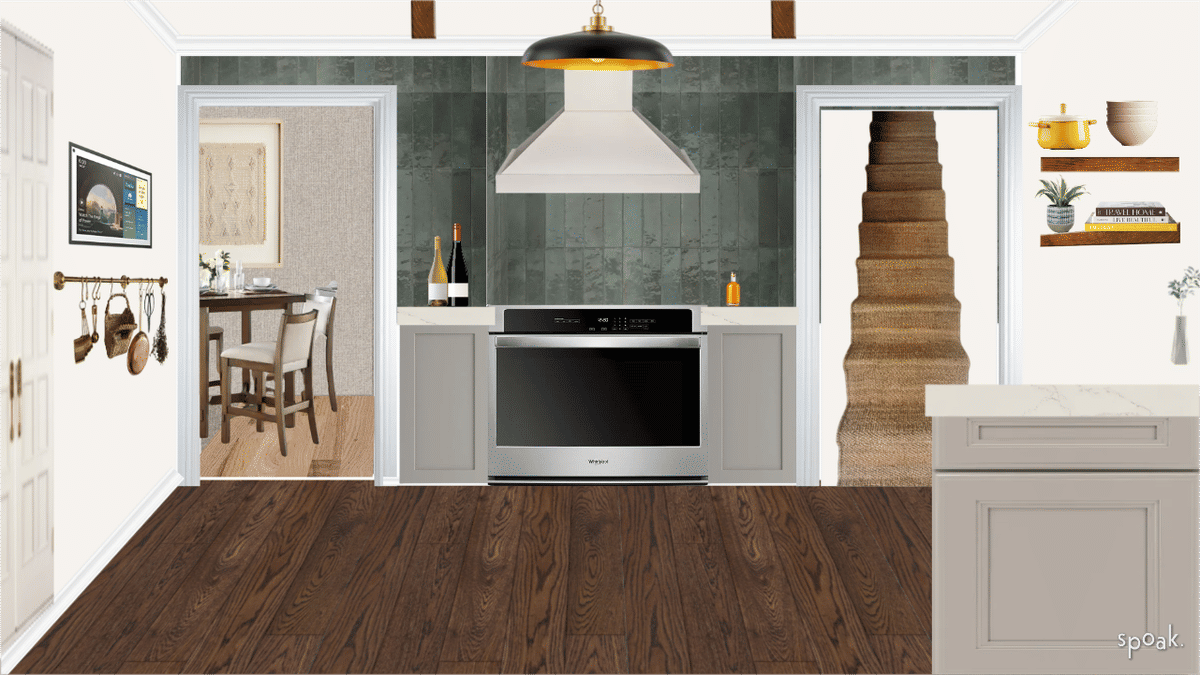 Kitchen + Living Room Inspiration designed by Allison Doss