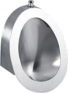 Wall-Mounted Men's Flushing Urinal, 304 Stainless Steel Toilet Household/Commercial Men’s Adult Urinal Bathroom Toilet, Male Sanitary Ware Public Toilet Urinal added by Alexina Salinas