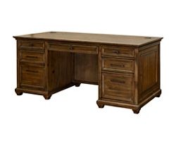 Porter Double Pedestal Executive Desk – 68"W x 28”D added by Holly Larzelier