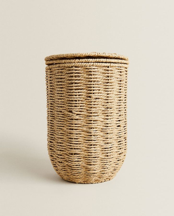 WASTEPAPER BASKET WITH REMOVABLE LID - See all - BASKETS - BATHROOM - NEW COLLECTION | Zara Home United States of America added by Sonia Damberg