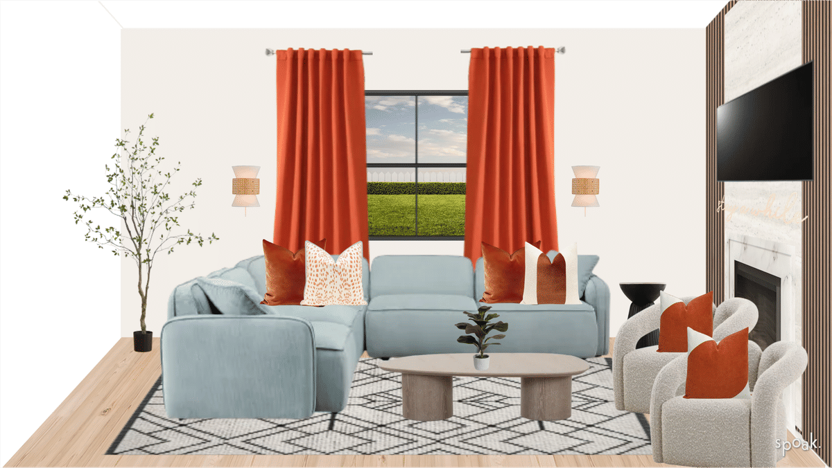 Living Room Inspiration designed by Hannah McKernan