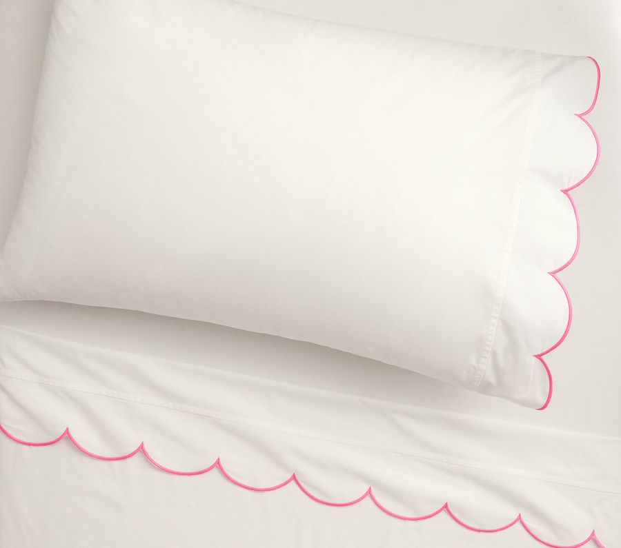 Monique Lhuillier Delphine Organic Sheet Set added by Where The Heart Is Designs