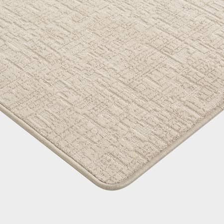 Beige Phoebe Distressed Crosshatch Custom Area Rug added by HELEN SALGADO