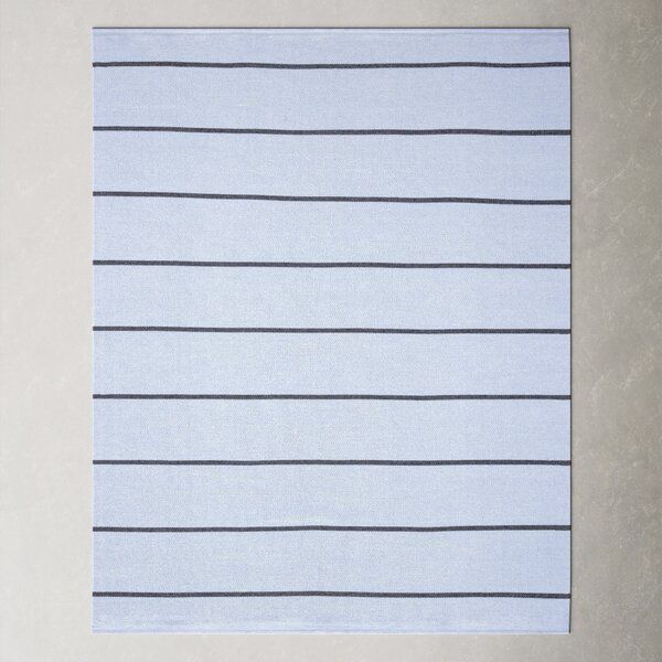 Foundry Handmade Recycled P.E.T. Light Blue/Gray Indoor/Outdoor Rug added by Jenn Piovan