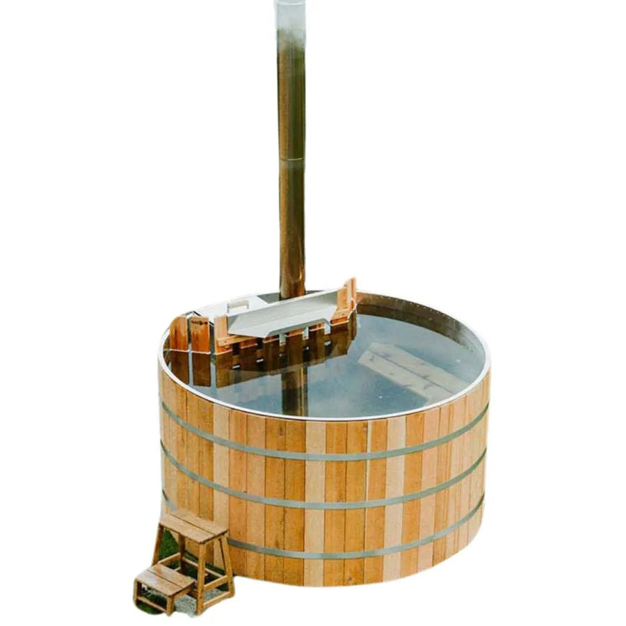 Cedar Barrel Hot Tub - 5 Person added by KH Design Concepts