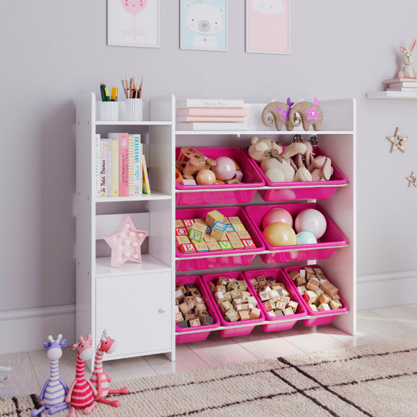 Slevin Manufactured Wood Toy Organizer with Bins added by Jacqueline Carrington (Jones)