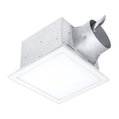 Delta Breez Signature Exhaust Fan Edge-Lit LED Light Energy Efficient Quiet Operation Motor with Adjustable Color Temperature, 80/110 CFM, White added by HELEN SALGADO