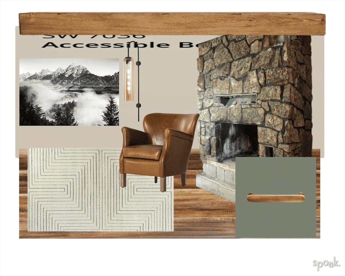 Rustic Kitchen + Living Room Ideas designed by Summer Sackett