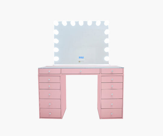 Slaystation 2.0 Hollywood Makeup Vanity Pink added by Presleigh K