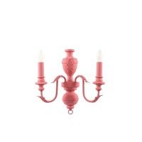 EMILE Double Arm Sconce in Antique Pink resin added by Rochelle Bloom
