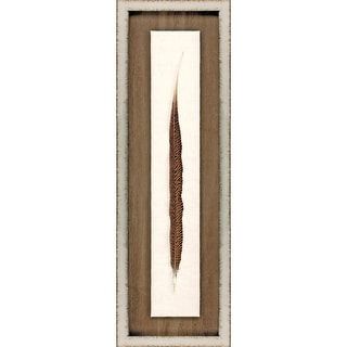 Pheasant Feather Framed Art Mixed Media Shadow Box Under Glass - Brown - Bed Bath & Beyond - 37891178 added by Stephanie Hintz-Pica