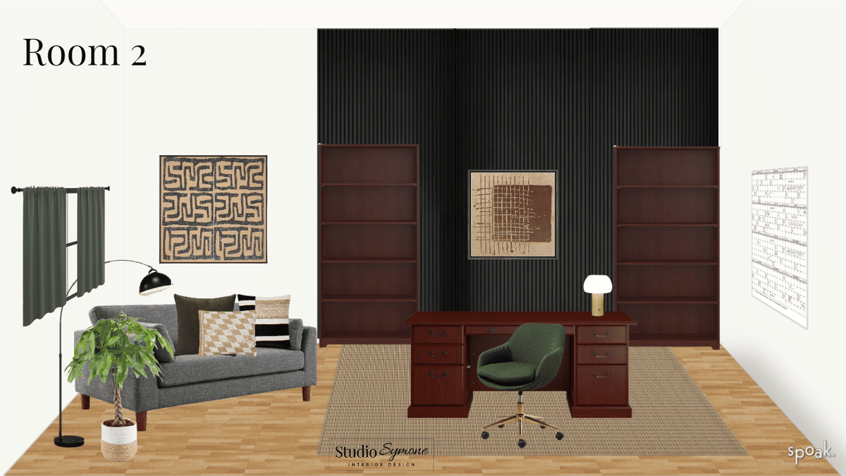 Red Library Ideas designed by Jada Williams