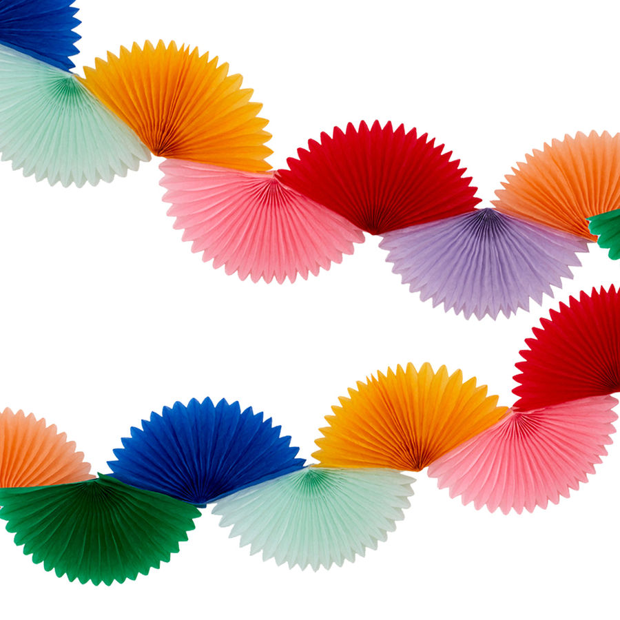 Rainbow Honeycomb Fan Garland added by Diana Farberov