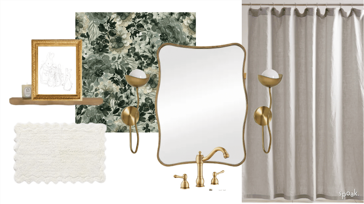 Bathroom Inspo designed by Sarah Nelson