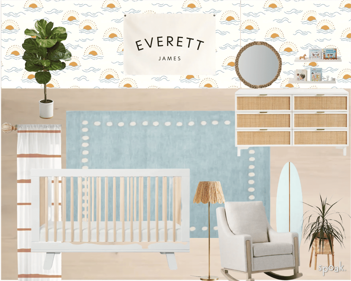Nursery Inspo designed by Erika Sege