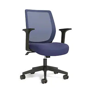 Union & Scale™ Essentials Mesh Back Fabric Task Chair, Blue (UN56965) added by Kate McKay Designs