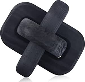 Living Room Decor Wood Knot, 3-Link Wood Chain Link Decor，Desk Fireplace Shelf Decor, Black Home Decorations for Living Room, Farmhouse Coffee Table Decor (Black) added by Melanie Brannon