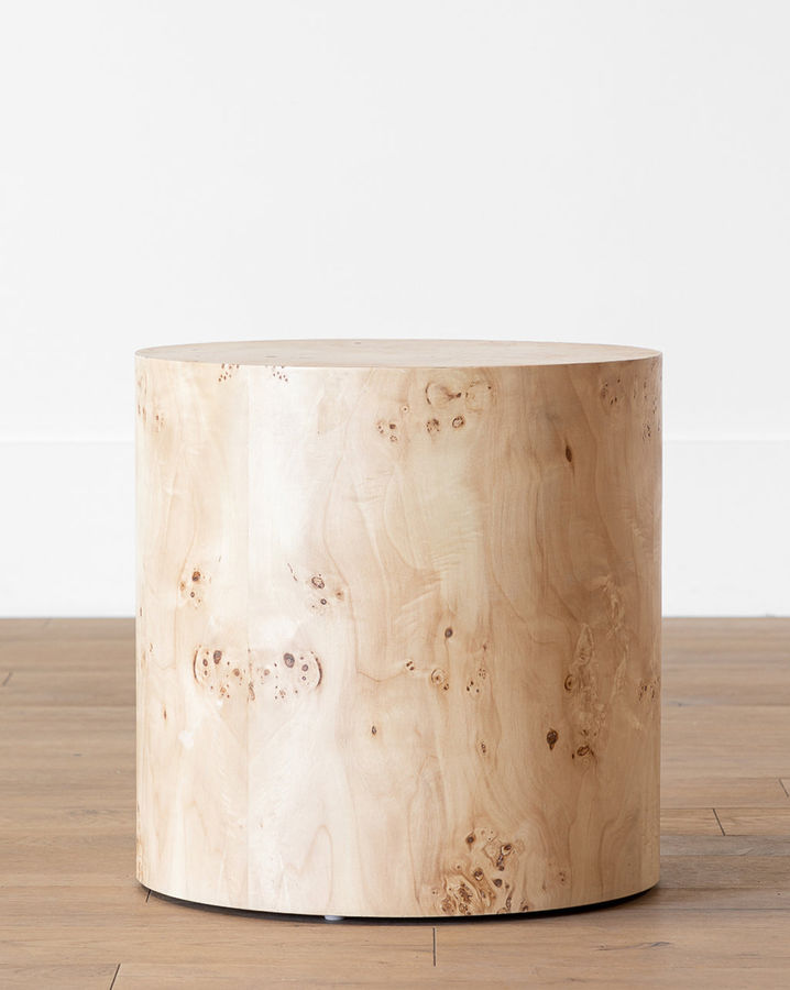 Burl Wood Side Table added by Elevated by Elise LLC