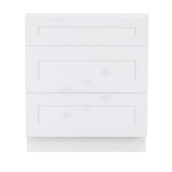 Lancaster White Plywood Shaker Stock Assembled Base Drawer Kitchen Cabinet 21 in. W x 34.5 in. H x 24 in.  added by Lauren Lucido