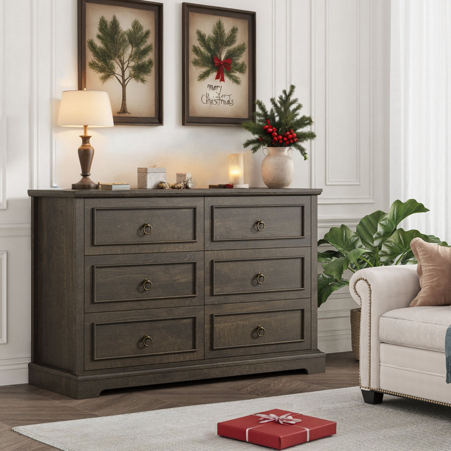 Wade Logan® Lamyla 6 Drawer 47.2" W Double Dresser & Reviews | Wayfair added by Kristina Blackford