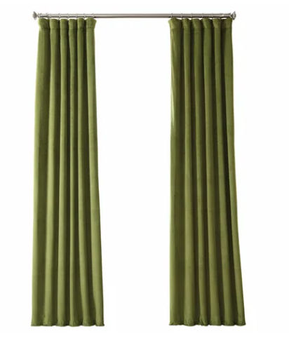 Albert Velvet Solid Blackout Thermal Rod Pocket Single Curtain Panel added by Joelle Cullimore