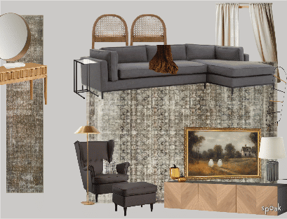 Dorm Room Layout designed by Ashleigh Kathiresan