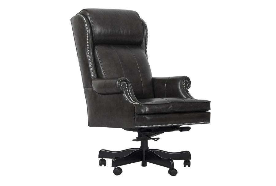 Richland Black Leather Rolling Office Desk Chair added by Troy Johnson