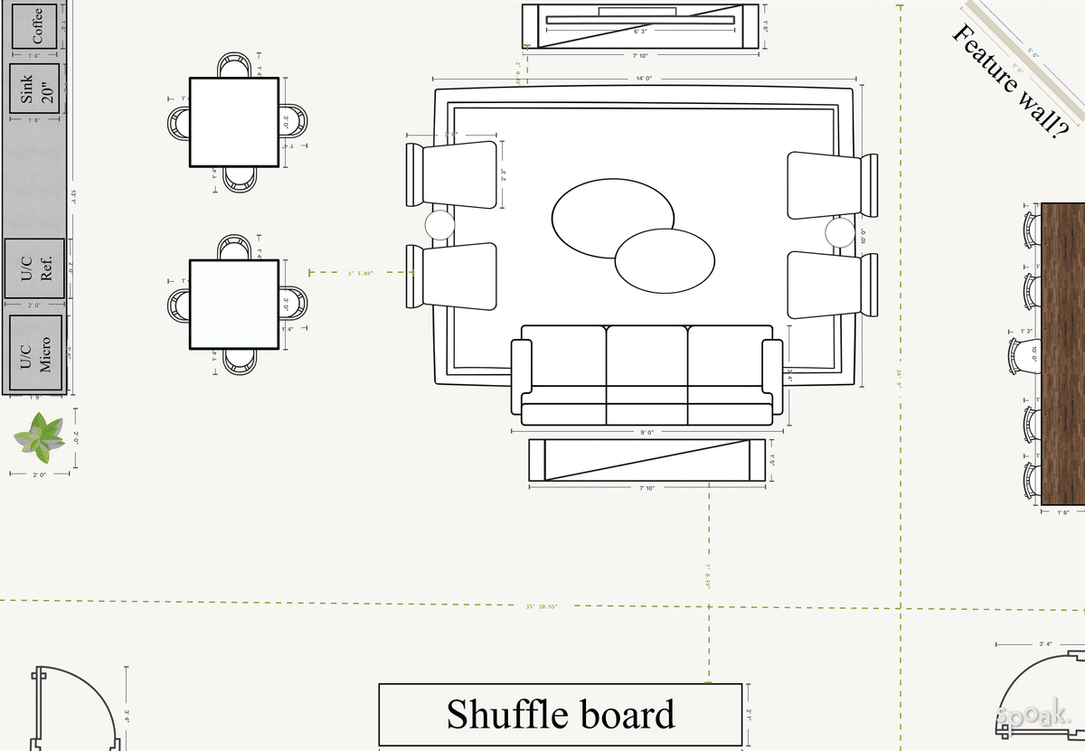 Multi Story Apartment Plan designed by Caitlin Grooms