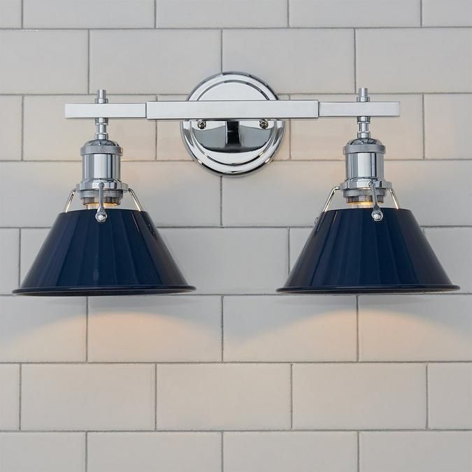 Truncated Cone Shade Vanity Light - 2 light added by Samantha Rodriguez