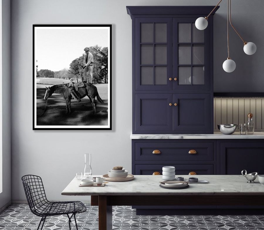 Vintage GOLF Poster Teeing off a Horse Horse Caddy Golf - Etsy added by Katie Bahrami