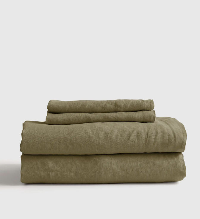 King- Color-Aloe Linen Sheets | Quince added by Desert Varnish