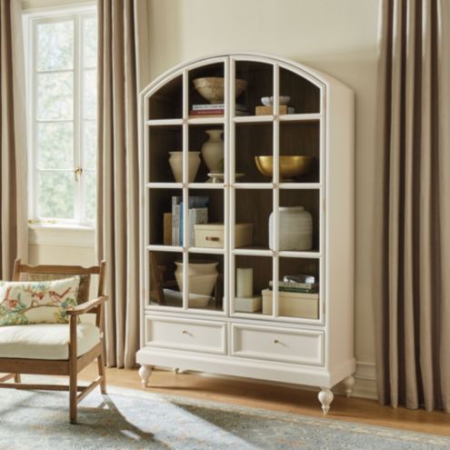 Bloom Arched Glass Door Cabinet with 2 Drawers added by Jamie Moon