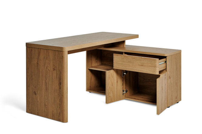 East Urban Home Cuuba Libre L-Shape Desk | Wayfair added by Alivia Korsun
