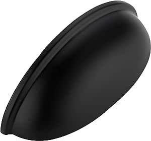 Ravinte 20 Pack 3" Drawer Pulls Flat Black Cabinet Cup Pulls Kitchen Hardware Cabinet Handles Drawer Handles Knobs 3 inch Hole Center added by Jamie Vierra