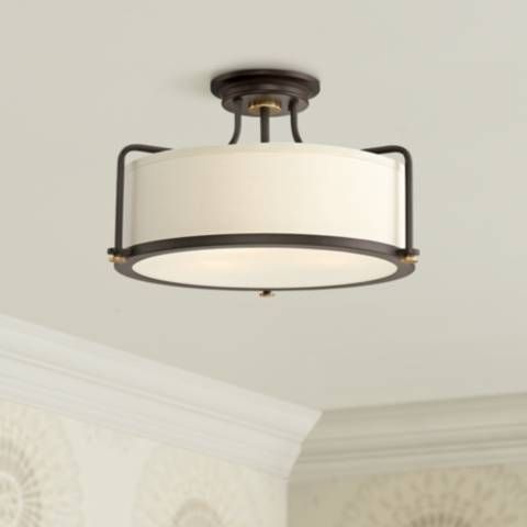 Quoizel Calvary 17 1/2" Wide Western Bronze Ceiling Light - #1P924 | Lamps Plus added by Carley Chapdelaine