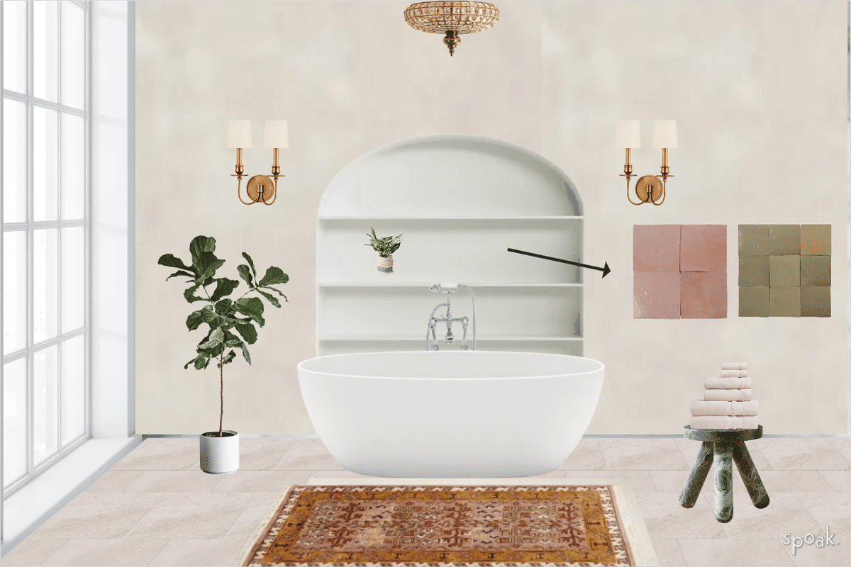 Bathroom Inspo designed by Beah Romeo
