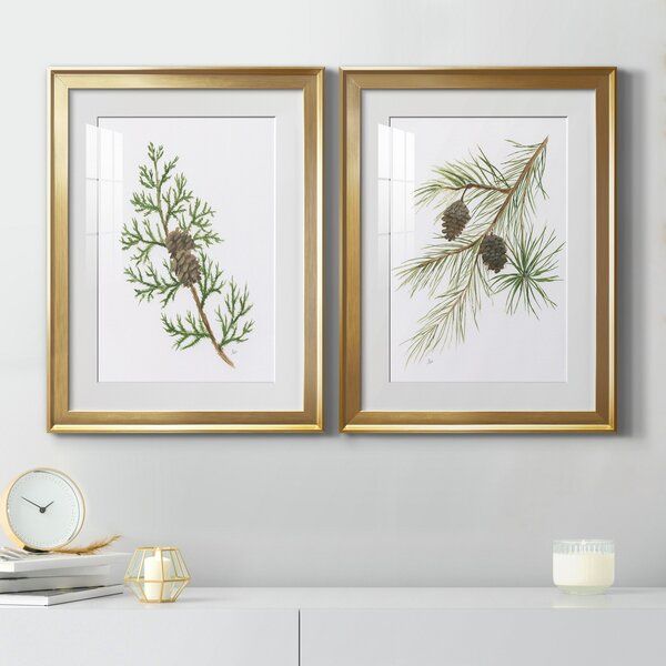 Winter Botanical III Framed 2 Pieces Painting added by sallie tyler
