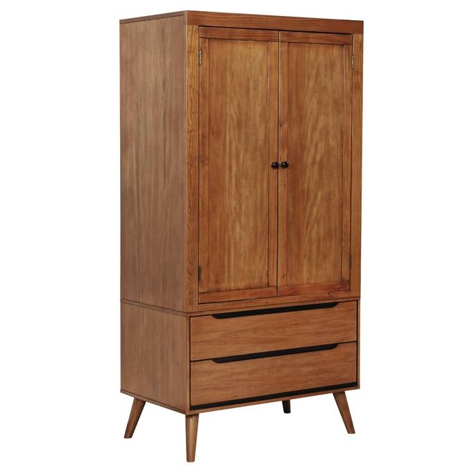 Furniture of America Lennart Oak Armoire added by Alexandra Ferguson
