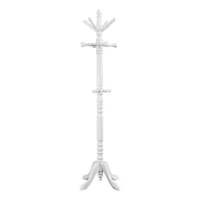 73" Traditional Style Coat Rack Antique White - EveryRoom: Solid Wood, 11 Pegs, 3 Tiers added by Andy Reiff