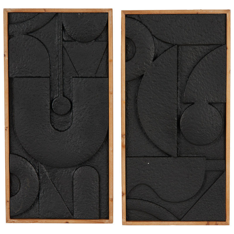 Metal Geometric Black Wall Decor Set added by Jenny Cleary