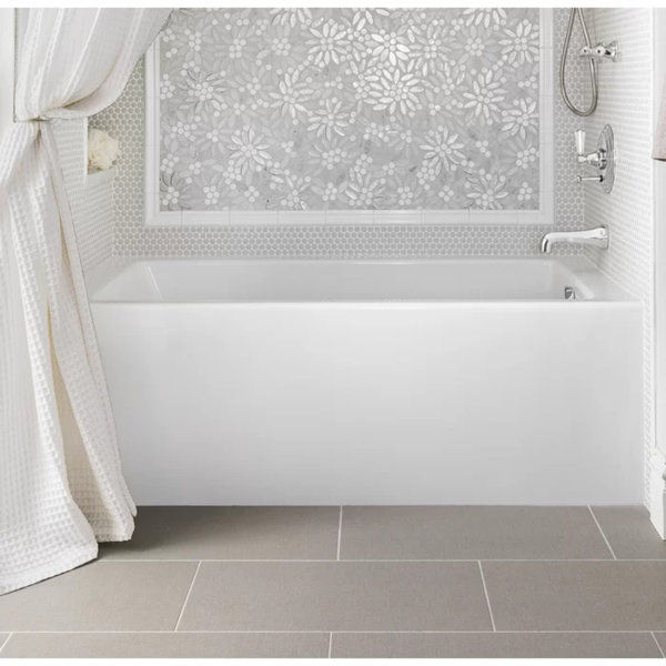 72'' x 32'' Alcove / Tile In Soaking Acrylic Bathtub added by KH Design Concepts