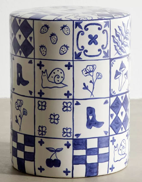 Marina Tile Ceramic Side Table added by Rachael Igoe
