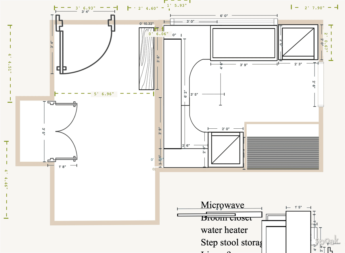 Mudroom Floor Plan designed by Sofia Eleftheriou
