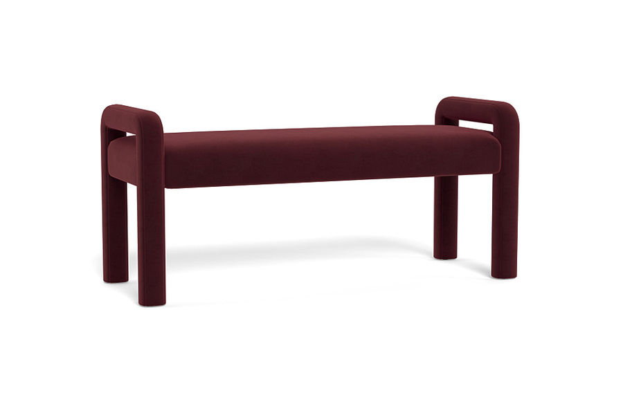 Rowan Bench in Wine Performance Velvet added by Virginia Bennice