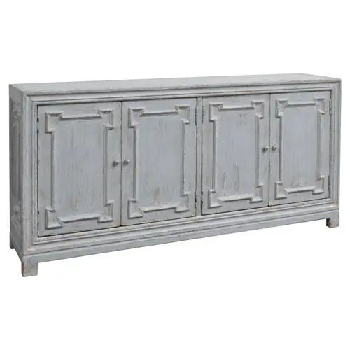 Denise French Country Distressed Blue Pine Wood Buffet Sideboard added by Abbie Hunt